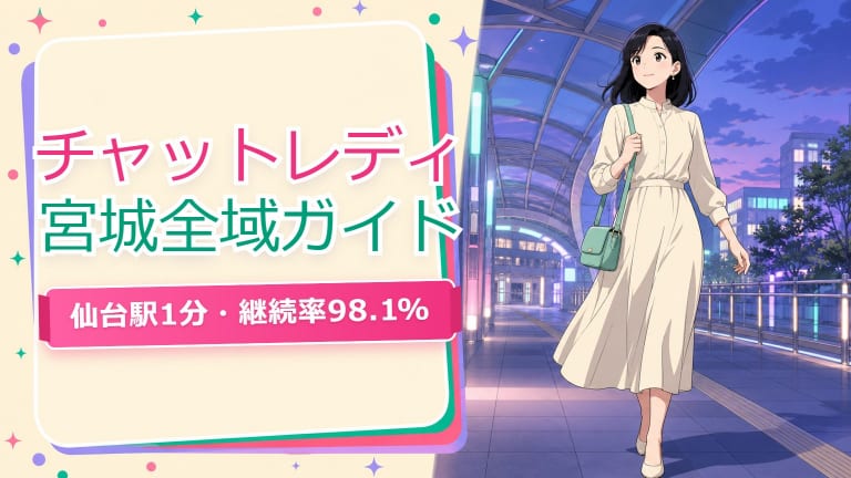 チャットレディ宮城【2026年版】仙台に集中する理由と県内の稼ぎ方のアイキャッチ画像