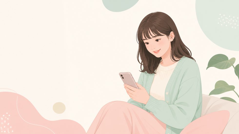 大学生としてチャットレディを副業にしている女性のイメージ（仙台・宮城）