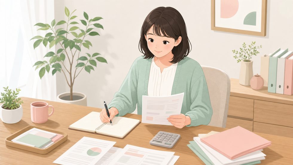 チャットレディの確定申告・収入管理のイメージ(帳簿・書類)