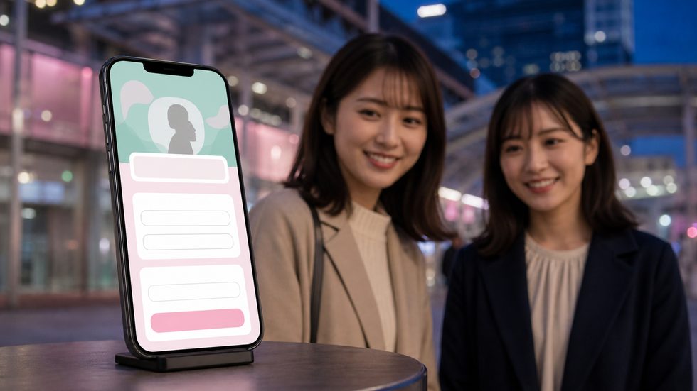 ミント仙台の応募ページをスマホで開いた画面