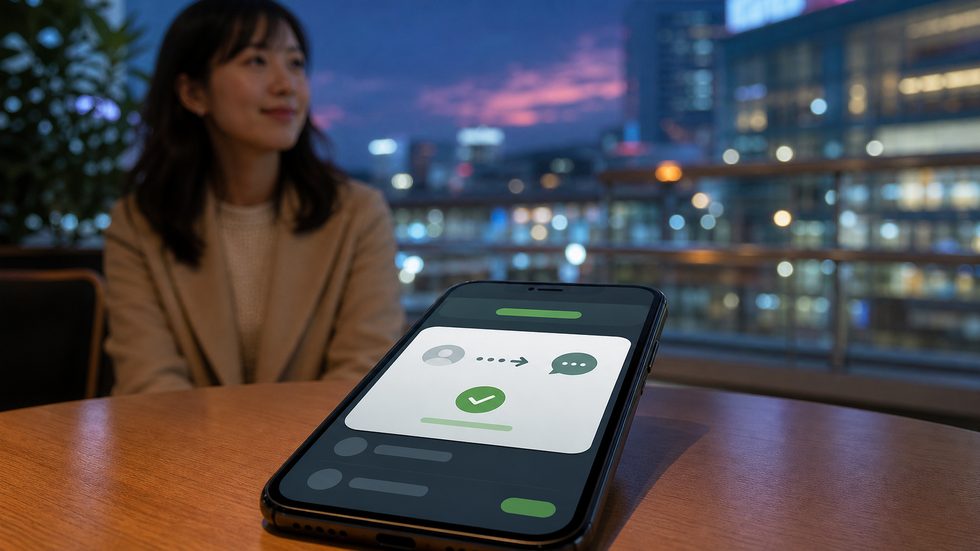 日払い振込のスマホ明細画面(チャットレディの報酬受け取りイメージ)