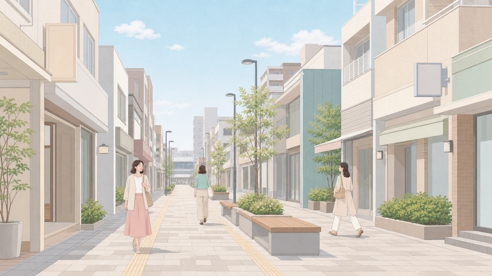 JR仙台駅東口の名掛丁自由通路付近の様子(徒歩1分の立地)