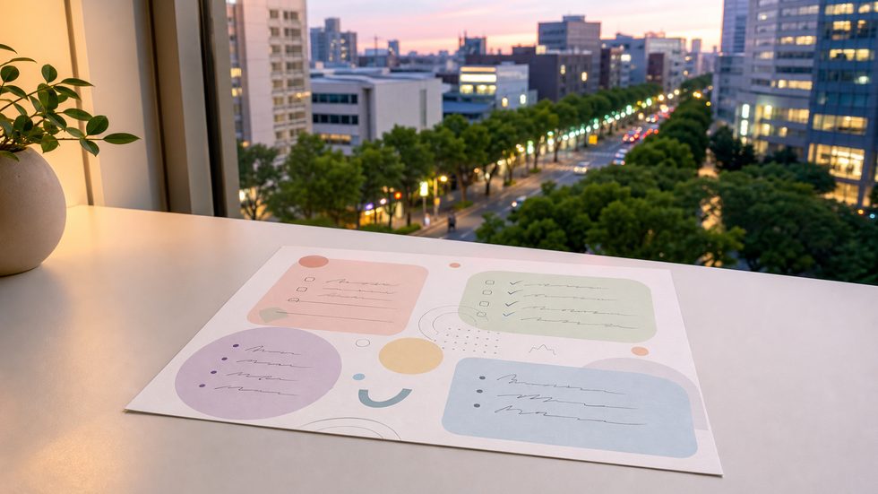 チャットレディへのFEEDBACK SHEET(フィードバックシート)のイメージ