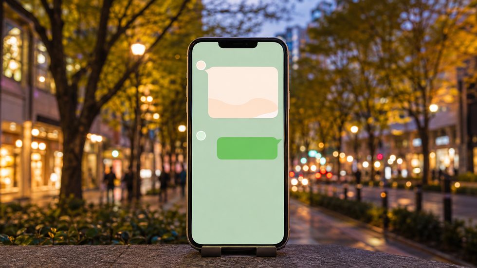 公式LINEの応募相談画面(スマートフォン)