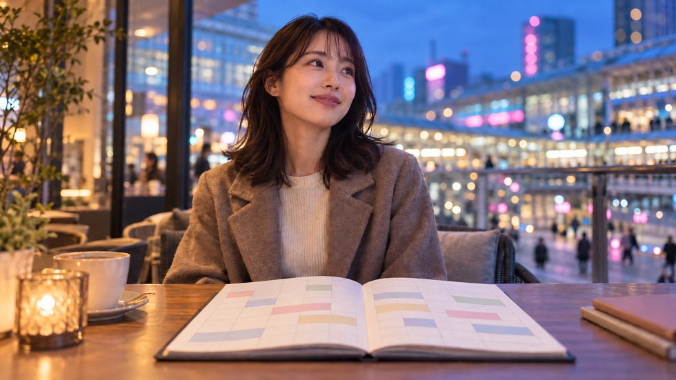 自由出勤のスケジュール管理イメージ