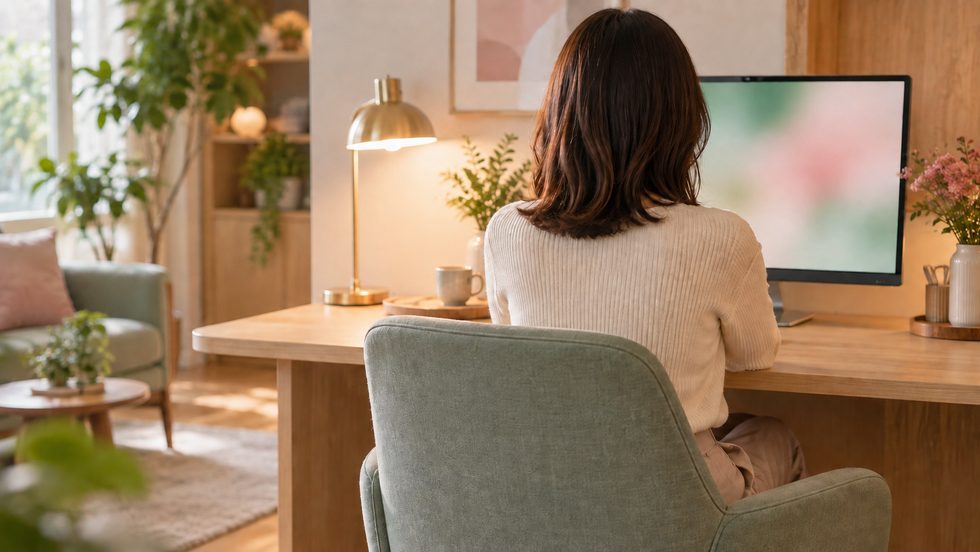長く続けて働く女性のイメージ・顔なし(継続率98.1%の理由)