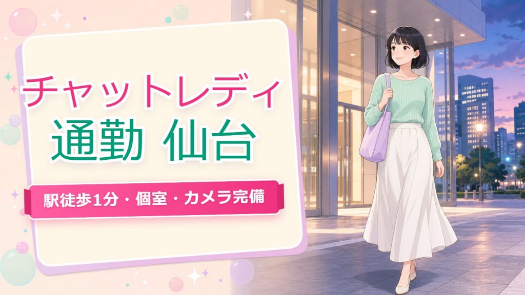 チャットレディ通勤 仙台【設備完全ガイド】駅徒歩1分・個室・カメラ