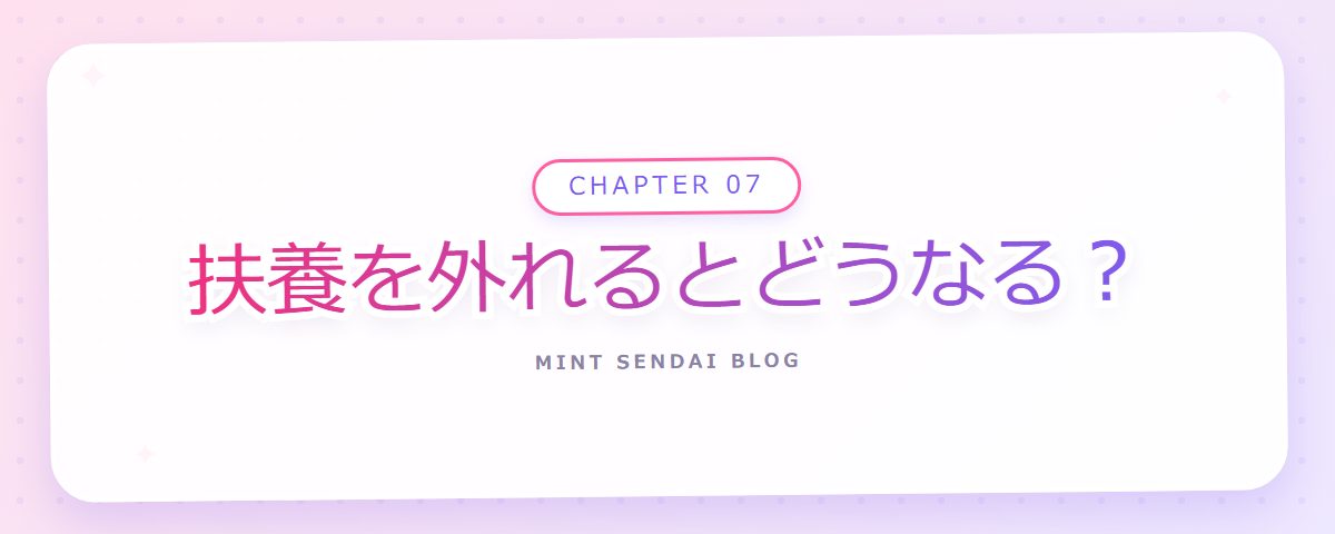 CHAPTER 07 扶養を外れるとどうなる?(章見出しカード)