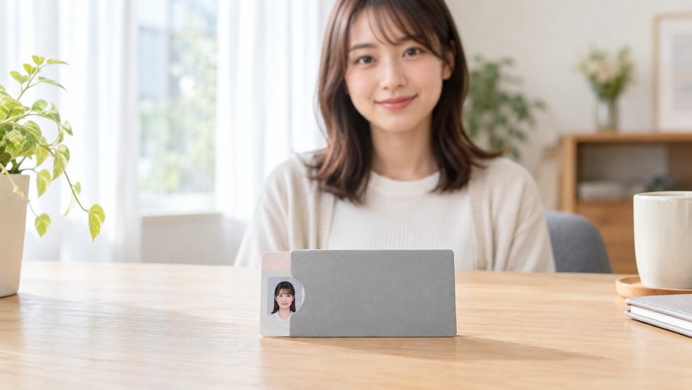 マイナンバーカードと個人情報保護のイメージ
