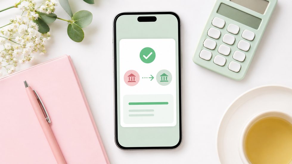 日払い振込の通知が表示されたスマホ画面