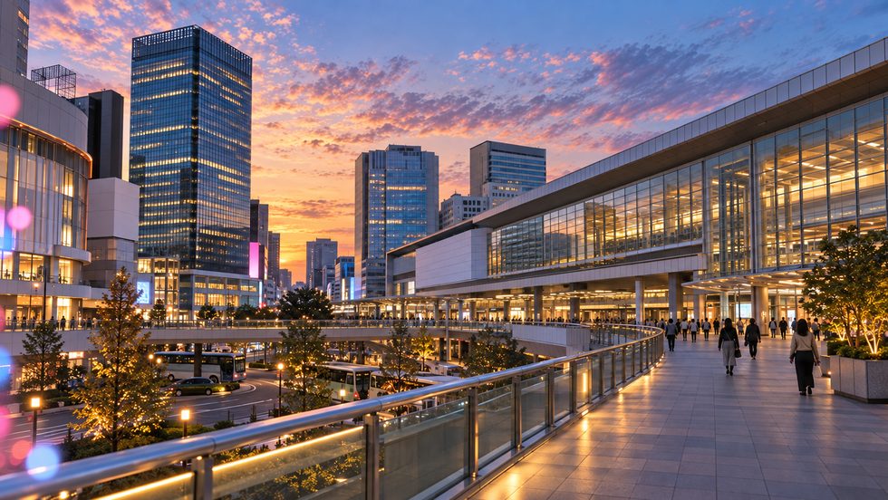仙台駅前の景色(JR仙台駅徒歩1分の立地)