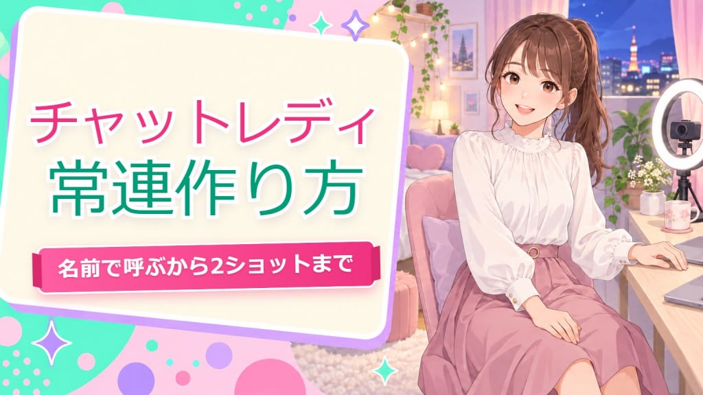 チャットレディ常連作り方【仙台2026】名前で呼ぶセリフ例から2ショットまで