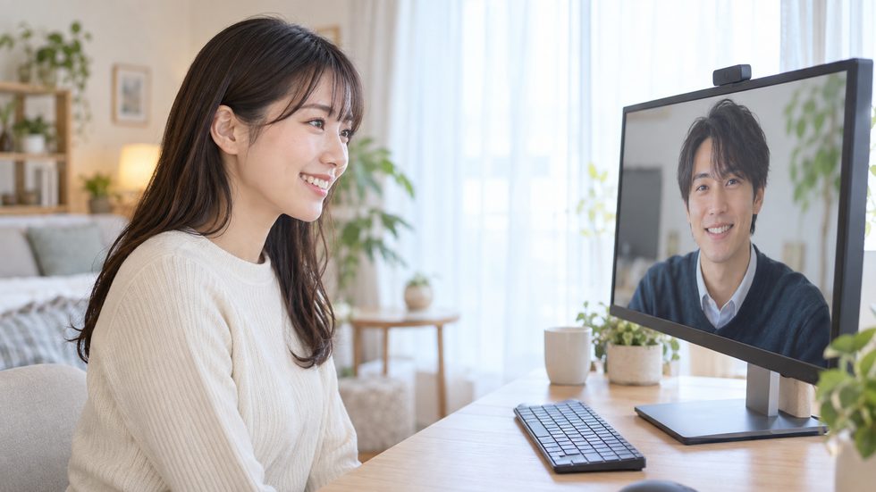 2ショット配信のイメージ（指名1対1の会話）