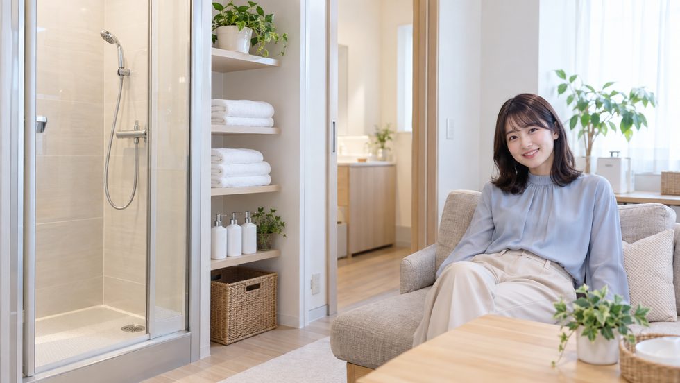 チャットレディ事務所のシャワールーム・宿泊設備(仙台・遅い時間も安心)