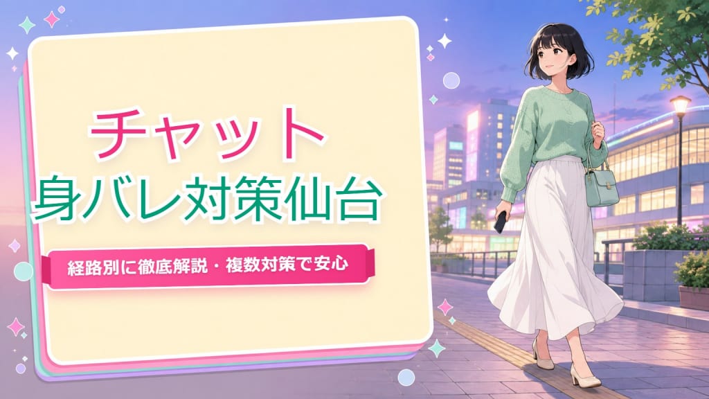 チャットレディ身バレ対策仙台【経路別完全ガイド】顔・声・SNS別の具体策