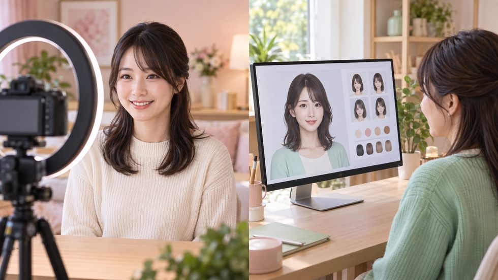 加工カメラとアバターの2つの選択肢(顔を出したくない人のための働き方比較)