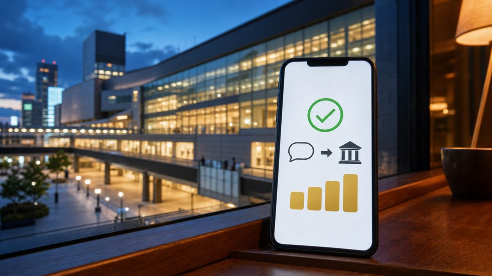 日払い振込の通知画面（スマホの銀行アプリ・チャットレディの報酬入金）