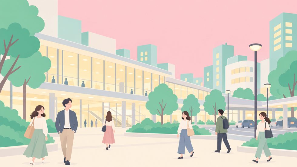 仙台駅前の通勤風景（JR仙台駅徒歩1分・名掛丁自由通路）