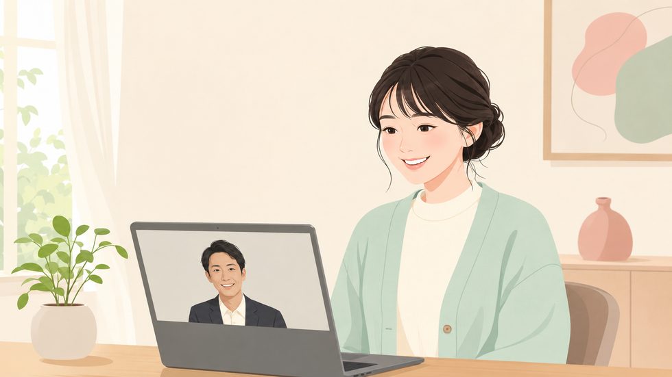 自宅から受けられる面接(履歴書不要・偽名OK)