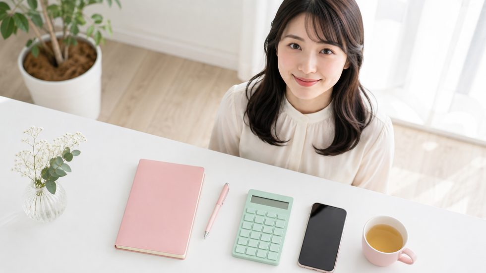 前向きな表情で新しい一歩を踏み出す女性