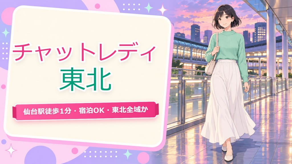 チャットレディ 東北【仙台に集まる理由】各県から通える稼ぎ方完全ガイド
