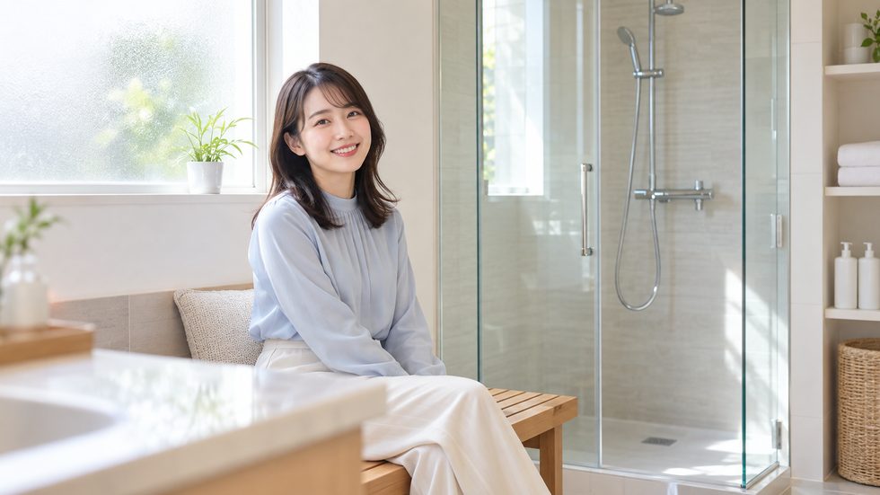 シャワールーム(事務所の宿泊設備)