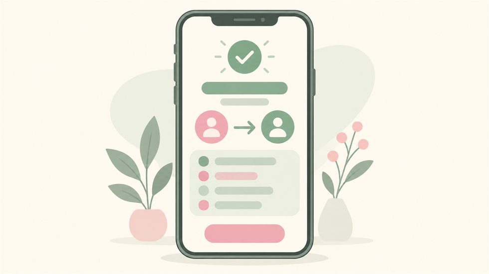 日払い振込の確認画面(スマホの通知)