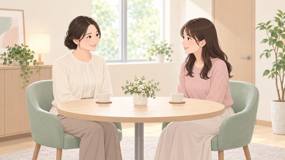 仙台のチャットレディ事務所の個室相談スペース(落ち着いて話せる環境)