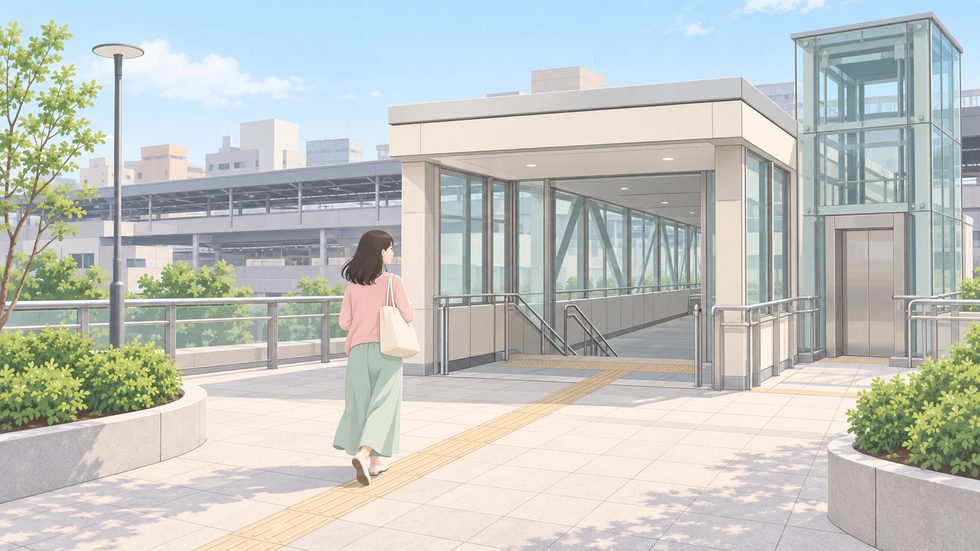 仙台駅の名掛丁自由通路出口
