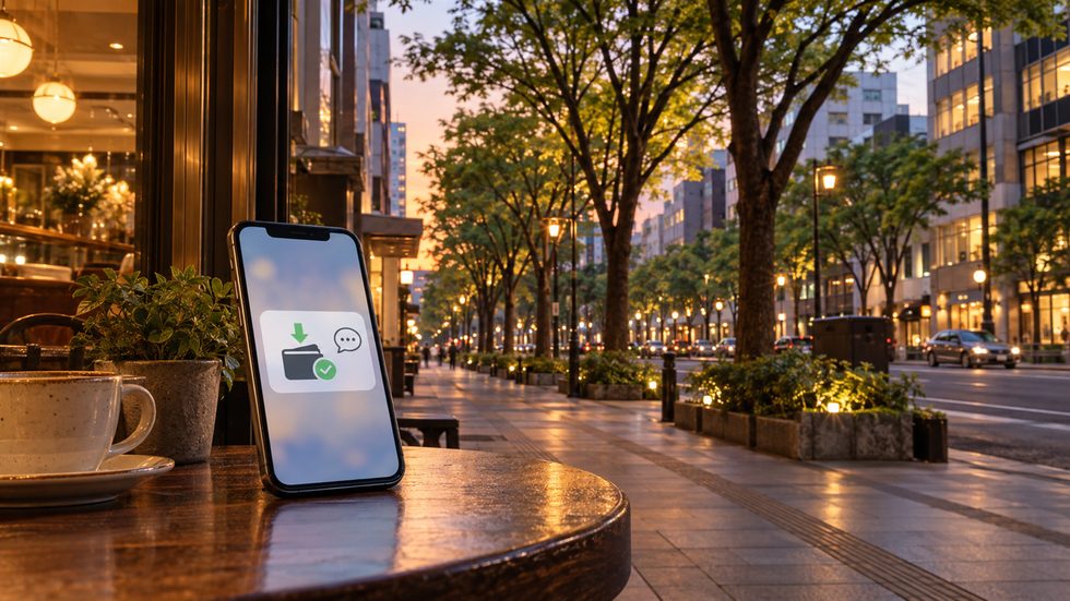 チャットレディの報酬明細イメージ（スマホ画面・日払い振込通知）