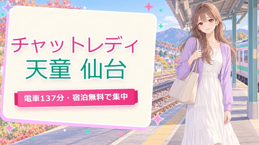 天童 チャットレディ【仙台2026】電車137分・日帰りも連泊もOK