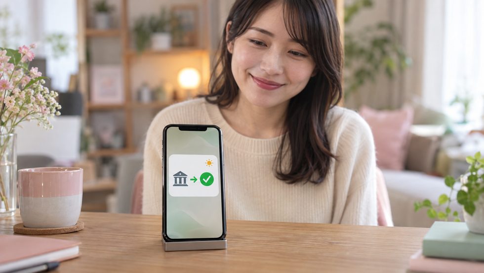 チャットレディの日払い収入イメージ(スマホの振込明細画面)