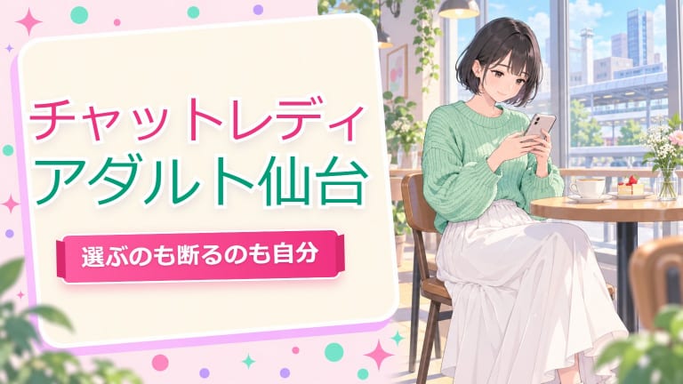 チャットレディ アダルト どこまで【仙台2026】断れる・強要なし