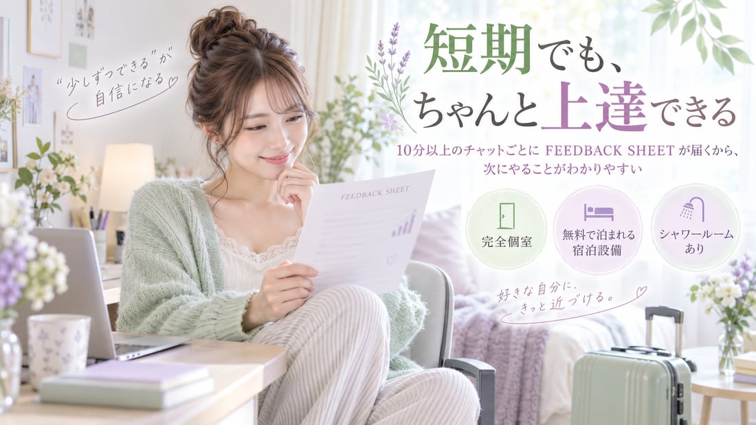 “少しずつできる”が自信になる♡/短期でも、ちゃんと上達できる
