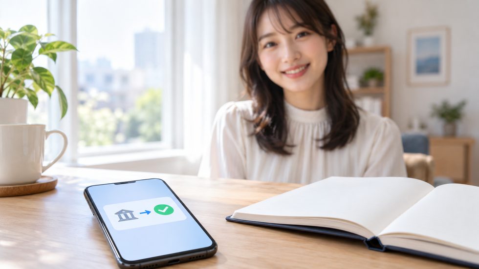 日払いの振込をスマホの通知で確認するイメージ