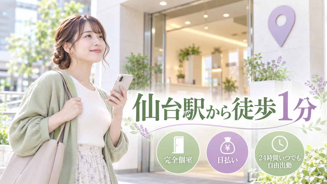 仙台駅から徒歩1分/完全個室