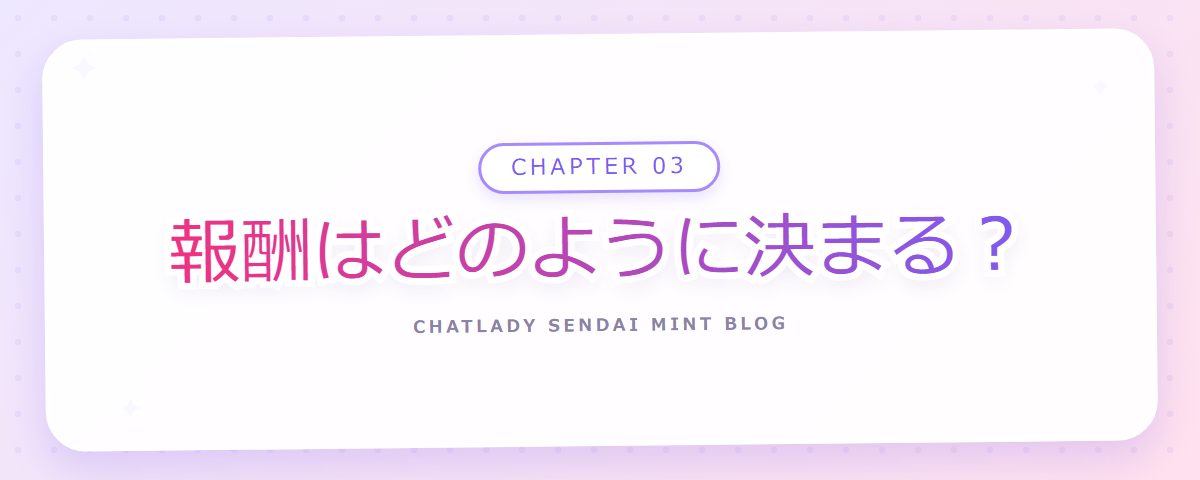 CHAPTER 03 報酬はどのように決まる?(章見出しカード)
