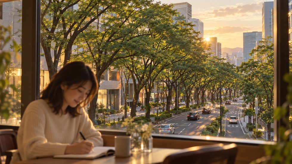 待機の時間への向き合い方を考えている女性のイメージ