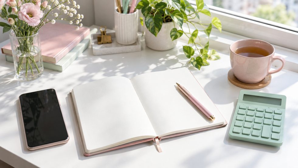 向き不向きを考えながら手帳に書き出す女性のイメージ
