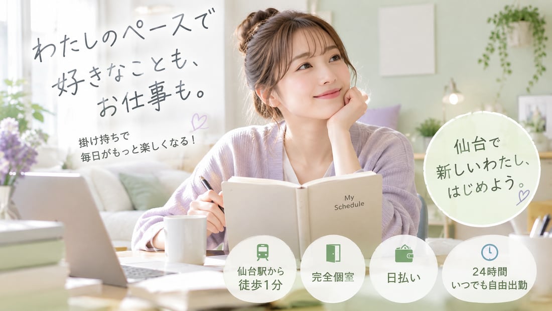 わたしのペースで 好きなことも、お仕事も。/掛け持ちで 毎日がもっと楽しくなる!
