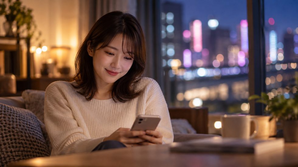 公式LINEで事務所に相談するスマホ画面のイメージ